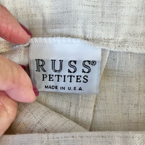 Vintage linen skirt - Picture 5 of 6